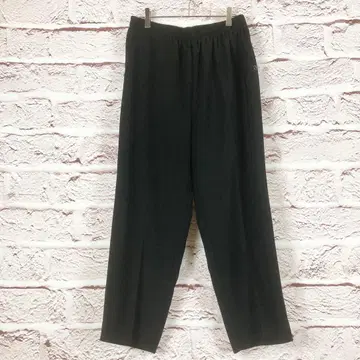 r412 블랙 캐주얼 팬츠 3L