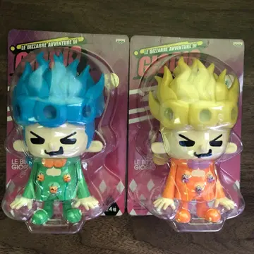 죠죠의 기묘한 모험 소프트 비닐 피규어 2개 세트 미개봉품