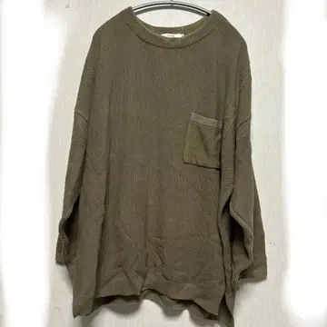 [ YASHIKI ] 포켓 부착 니트