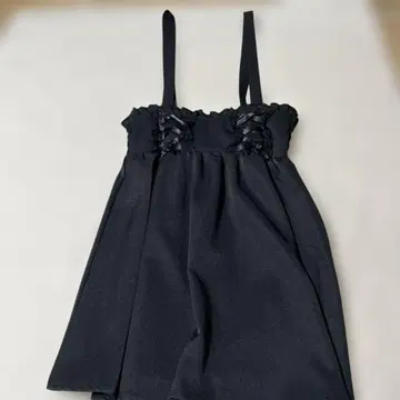 블랙 무릎 기장 원피스 길이 약 50cm