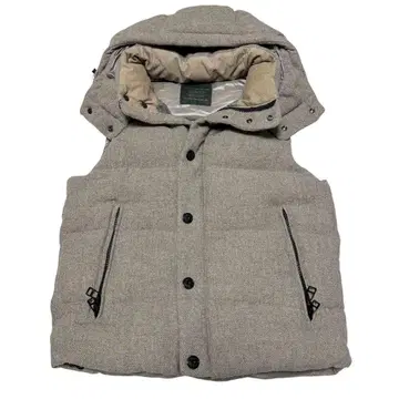 새상품급 나노 유니버스 니시카와 다운 다운 베스트 헤링본 베이지 2WAY