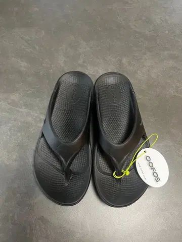 [택 포함] OOFOS OORIGINAL BLACK 우포스 샌들