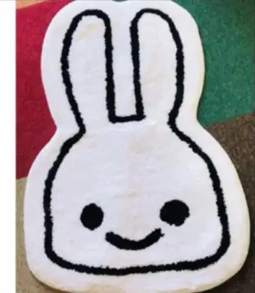 미사용 CUNE 큔/토끼짱 플로어 매트