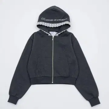 Smyeon Compact lace zip hoodie