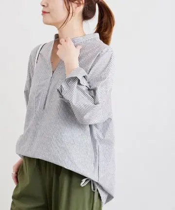 [ JOURNAL STANDARD ] 하드 맨즈 린넨 코튼 스키퍼 셔츠