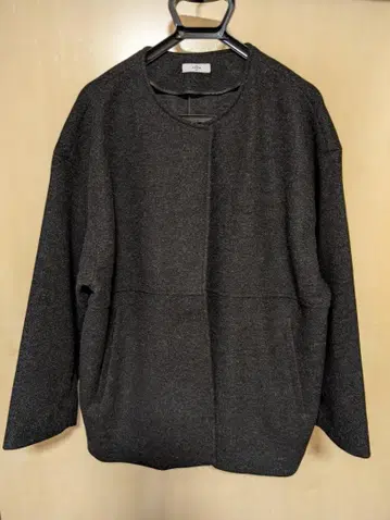 다크 그레이 노카라 자켓 L 사이즈