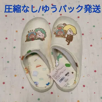 무기와라 스토어 한정판 YURUTTO ONEPIECE 룸슈즈 조로 상디