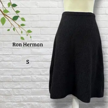 론 헤르만 Ron Herman 니트 스커트 플레어 알파카 혼방 무릎 기장