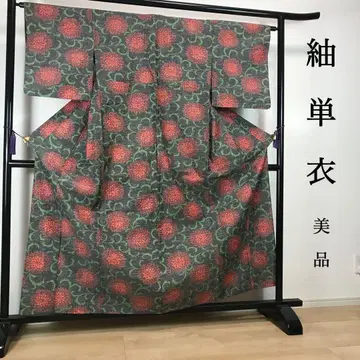 ZF-1296 명주 단옷감 새상품급 멋스러운 국화