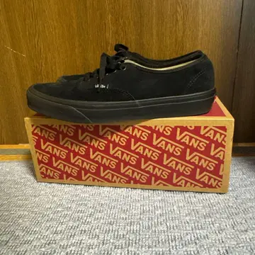 VANS 오센틱 블랙 스웨이드