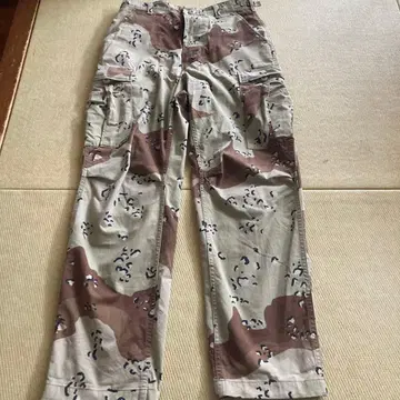 카모 패턴 카고 팬츠 S-X-LONG 데저트 카모