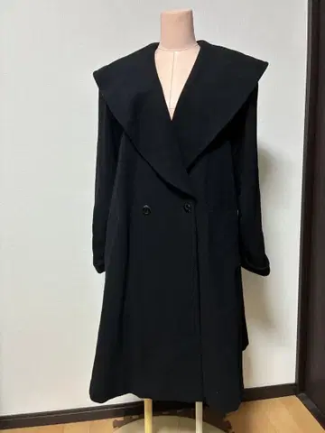 satisfy 캐시미어 혼방 롱 코트 망토풍 일본제