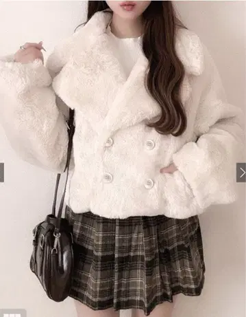 GRL 그레일 퍼 숏 기장 P 코트 [on271]