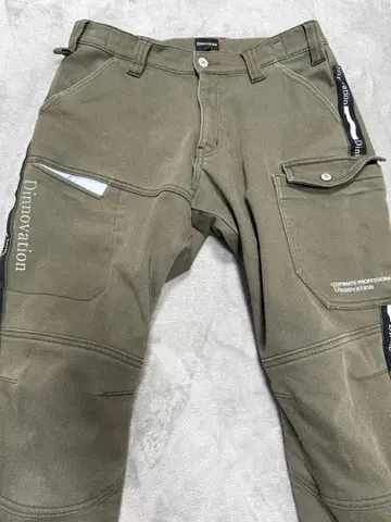 중고품 속기모 Dinnovation 워크 팬츠 M-L 카키