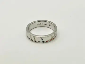 폴스미스 실버 반지 21호 멀티 컬러 필름 디자인 반지