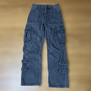 X-girl 데님 카고 팬츠 M 사이즈