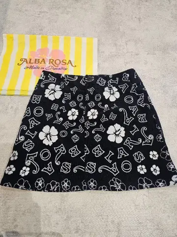알바 로자 총 로고 스커트