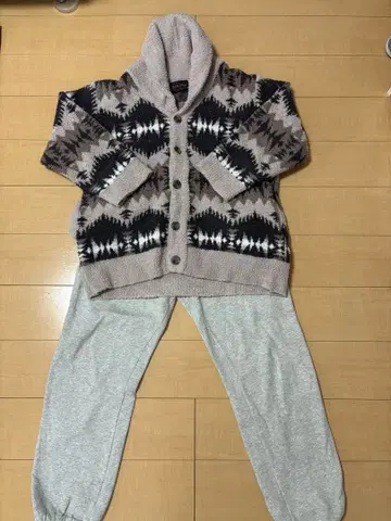 젤라피케 펜들턴 룸웨어 상하의 세트 M-L