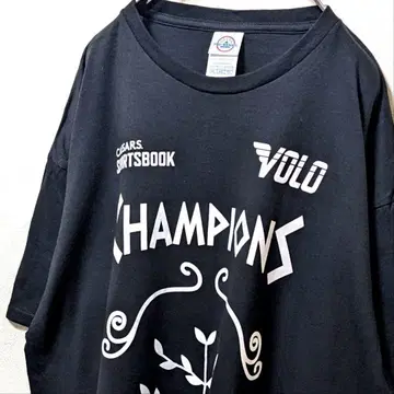 시저 스포츠북 챔피온 T셔츠 블랙 XL 구제 의류