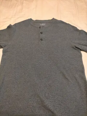 L.L.Bean 그레이 헨리넥 M