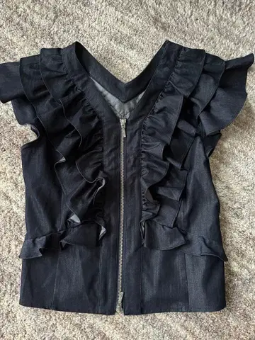 LAGUNAMOON WZIP 프릴 블라우스