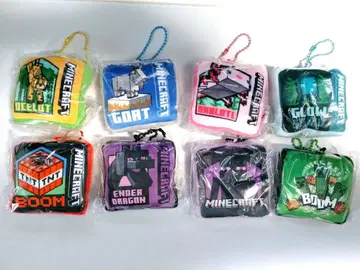 마인크래프트 체인 마스코트 키링 8개 세트