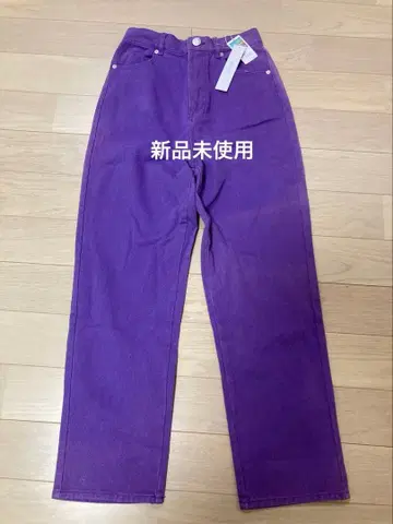 Frame 퍼플 스트레이트 데님 F