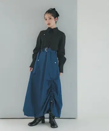 UNITED TOKYO 유나이티드 도쿄 셔츠 롱 원피스