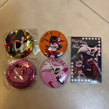 해즈빈 호텔 캔뱃지 마루이 엔젤 더스트 허스크 특전 세트