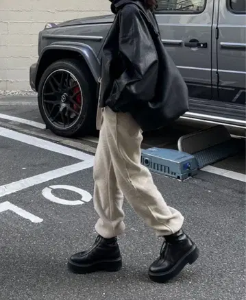 FASHIRU 가죽 블루종