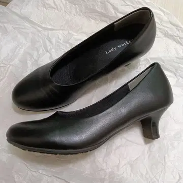 레이디 워커 블랙 하이힐