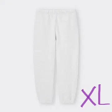 GU 헤비 웨이트 맨투맨 와이드 이지 팬츠 02 라이트 그레이 XL