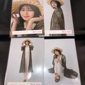 사쿠라자카46 후지요시 카린 브로마이드 밀짚모자 코디 컴프