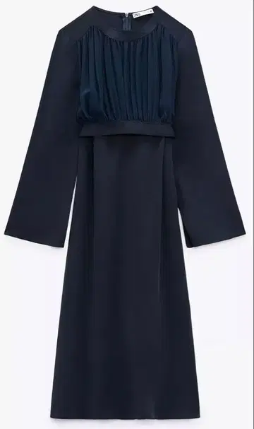 ZARA 네이비 롱 드레스 XL