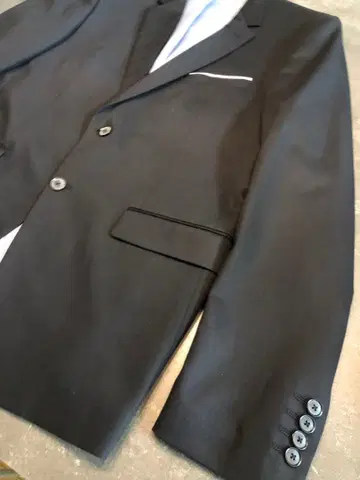 블랙 베스트 포함 테일러드 자켓