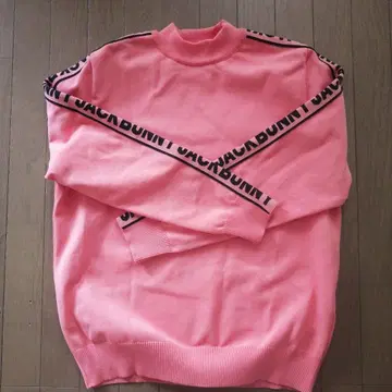 잭 버니!! 핑크 스웨터 사이즈 4