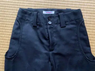 홈스펀 homspun 울 팬츠 블랙