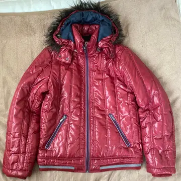 CONVERSE 컨버스 후드 부착 다운 자켓