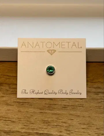 아나토메탈 베젤 세트 젬 엔드 4mm 티타늄