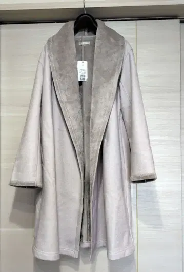 택 포함 미사용 새상품 아르무아르 카프리스 그레이 계열 롱 코트