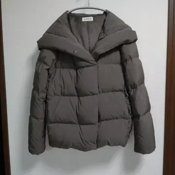 PLST 다운 자켓 그레이 S