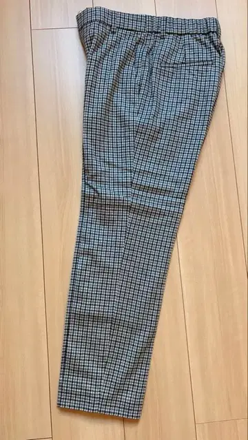 23구 체크 무늬 캐주얼 팬츠