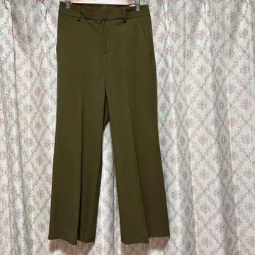 자유구 올리브 와이드 팬츠 벨트 고리 포함 44 온워드