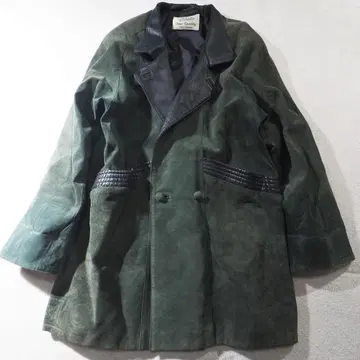 Fine Quality 가죽 코트 천연 가죽 스웨이드 가죽 절개 남성용