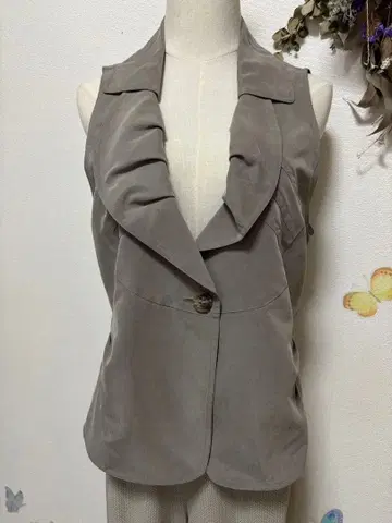 엘레강트한 여성용 숏 기장 베스트