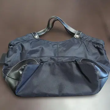 agnes b. 네이비 토트백