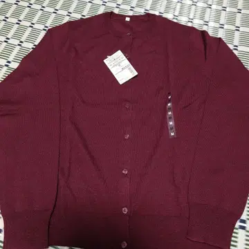 MUJI 여성용 가디건 M 보르도