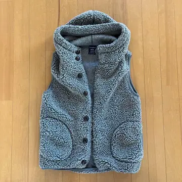 Gymphlex 보아 후드 베스트 그레이