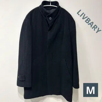 LIVBARY 스텐카라 코트 블랙 남성용 M