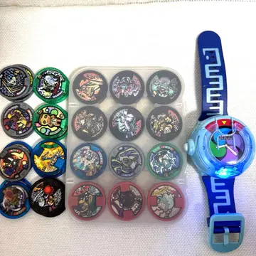 DX 요괴워치 프로토타입 U & 메달 57매 세트 메달 케이스 포함